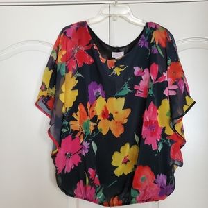 New York and co floral shirt